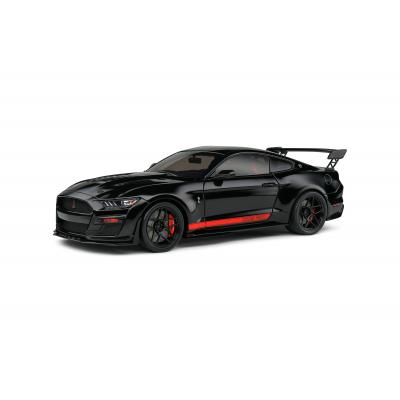 Solido S1805909 Shelby GT500-H 2023 Black with Red Stripes - Scale 1:18