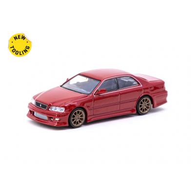 Tarmac Works TW64G-TL007-RE - VERTEX Toyota Chaser JZX100 - Red Metallic - Scale 1:64