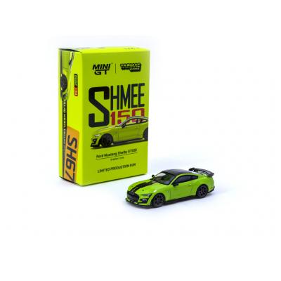 Tarmac Works TWMGT00271-L - Grabber Lime Ford Mustang Shelby GT500 - Scale 1:64 