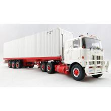 Tekno 72620 - Australian Mack F700 Prime Mover with 3 Axle Trailer and 40 ft Container - Scale 1:50