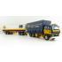 Tekno 74199 DAF 2800 Curtainside Truck with Reefer Trailer Sweden Combo - ASG - Scale 1:50