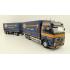 Tekno 81222 - Volvo FH12 Globetrotter Rigid Truck with Trailer Curtainside - Borge Moller ASG - Scale 1:50