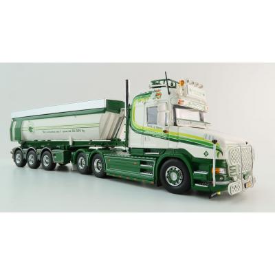 Tekno 85450 - Scania Torpedo Highline 6x2 with Tipper Trailer - Patrick van der Hoeven - Scale 1:50