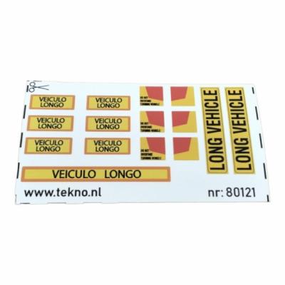 Tekno Parts 80121 Decals Sticker Set Long Vehicle Sticker Portugal Australia - Scale 1:50