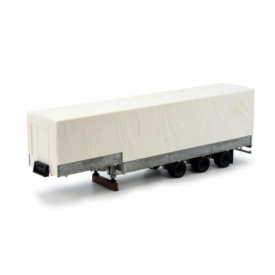 Tekno Parts 82755 Classic Step Frame Trailer with Twin Tyres Kit - Scale 1:50