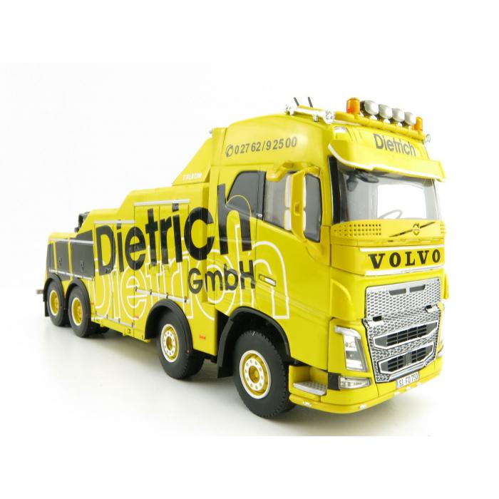 WSI 01-3180 Volvo FH4 Globetrotter 8x4 Falkom Wrecker Truck Dietrich GmbH  Scale 1:50