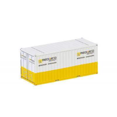 WSI 01-3492 20 FT Shipping Container Mediaco with Lifting Straps - Scale 1:50