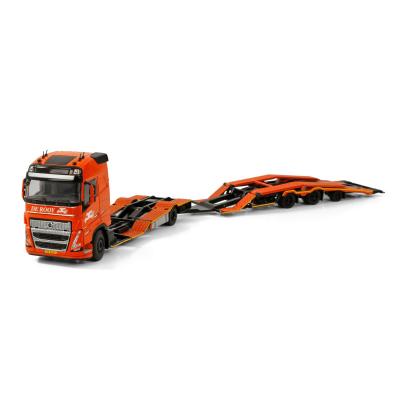 WSI 01-4199 Volvo FH5 Globetrotter Rigid Truck and Transporter Trailer - De Rooy - Scale 1:50