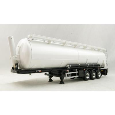 WSI 03-1011 - Tri Axle Bulk Tanker Power Tipper Trailer White - Scale 1:50 