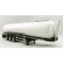 WSI 03-1011 - Tri Axle Bulk Tanker Power Tipper Trailer White - Scale 1:50