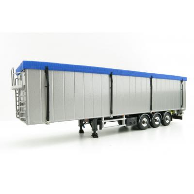 WSI 03-1067 - Bulthuis Cargo Floor Trailer 3 axle Silver - Scale 1:50