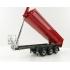 WSI 04-1155 3-Axle Langendorf Half Pipe Tipper Trailer Red - Scale 1:50