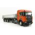 WSI 04-2121 Scania R Normal CR20N 6X4 Truck with  Half Pipe Tipper Trailer - Scale 1:50