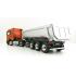 WSI 04-2121 Scania R Normal CR20N 6X4 Truck with  Half Pipe Tipper Trailer - Scale 1:50