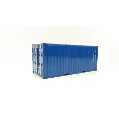 WSI 04-2122 - 20 FT Shipping Container Blue  - Scale 1:50