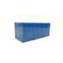 WSI 04-2122 - 20 FT Shipping Container Blue  - Scale 1:50