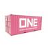 WSI 04-2131 20 FT Shipping Container ONE Ocean Express  - Scale 1:50