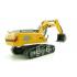 WSI 64-2002 - Liebherr R970 SME Tracked Excavator Yellow New Version - Scale 1:50