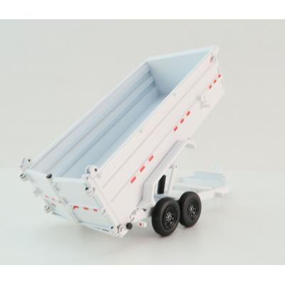 Weiss Brothers WBR035-1401 PJ Dump DM Trailer - White - Scale 1:50