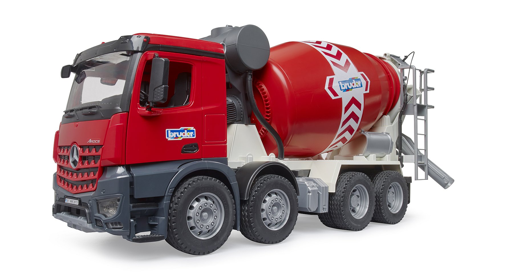 Product Image - Bruder 03655 - Mercedes Benz Arocs Cement Mixer Truck - New 2023 - Sccale 1:16