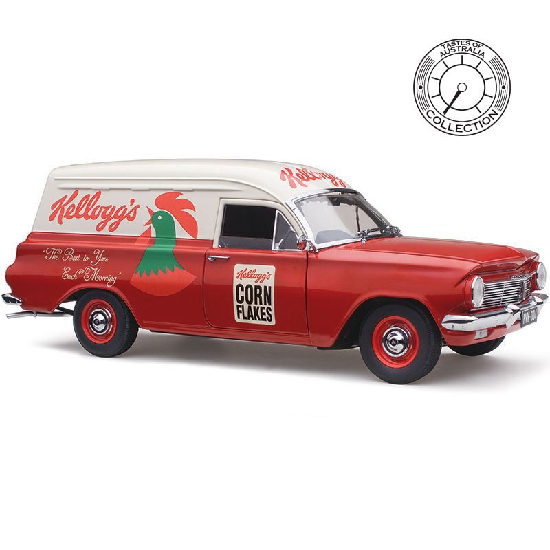 Product Image - Classic Carlectables 18734 Holden EH Panel Van - Kellogg's - Scale 1:18