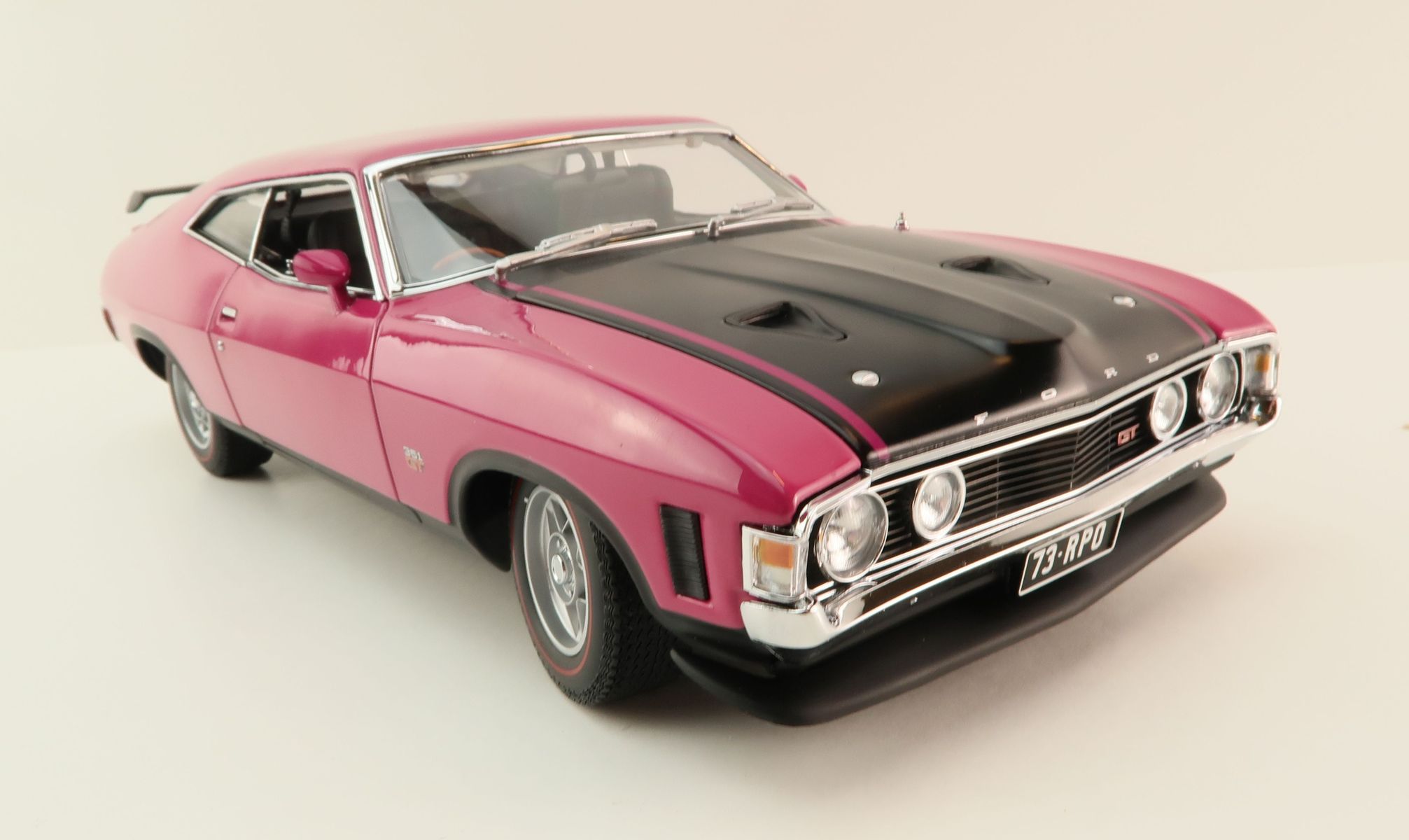 Product Image - Classic Carlectables 18798 Ford XA Falcon RPO83 Coupe Wild Plum - Scale 1:18