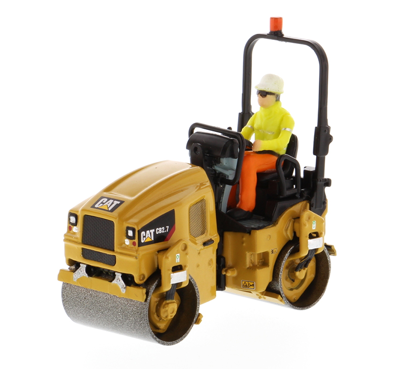 Product Image - Diecast Masters 85593 - Caterpillar CAT Small CB-2.7 Utility Compactor Roller - Scale 1:50