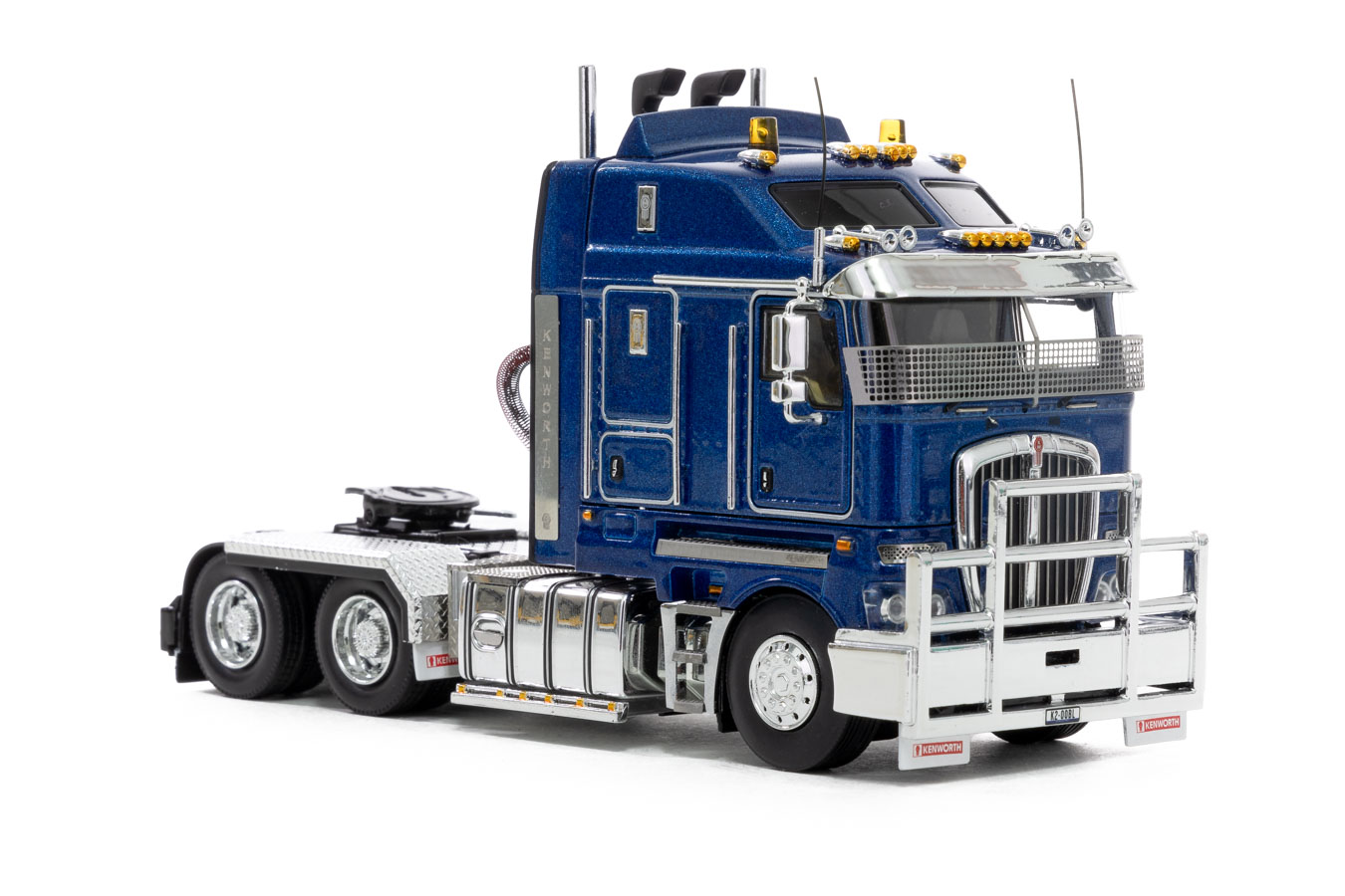 Product Image - Drake Collectibles Z01589 - Australian Kenworth K200 2.8 Cabin Prime Mover Truck Blue Metallic - Phat Cab - Scale 1:50
