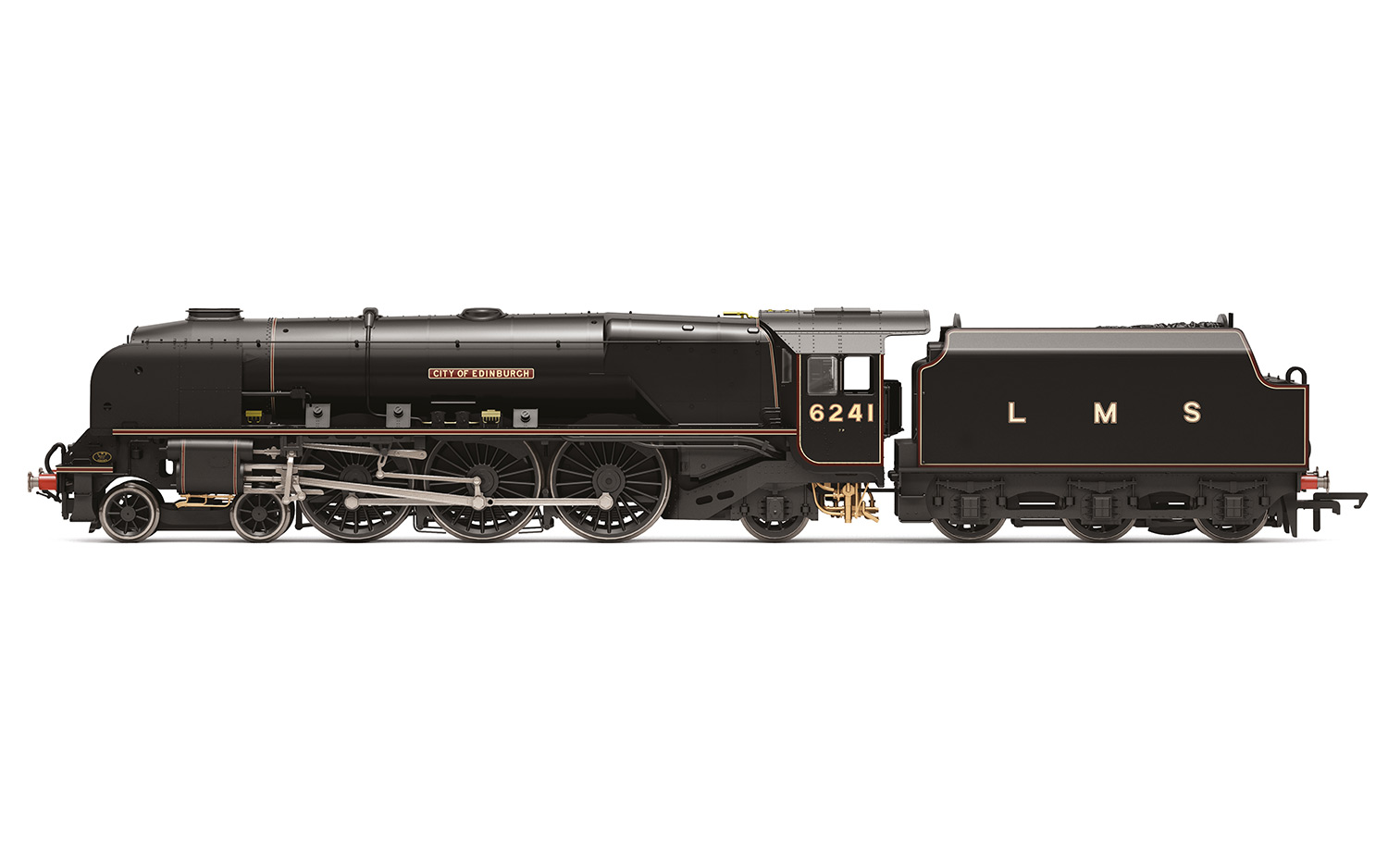 Product Image - Hornby R3681 LMS Princess Coronation Class Steam Loco 4-6-2 6241 City of Edinburgh - Era 3 OO Scale