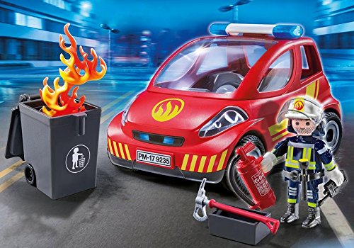 playmobil fire car 9235