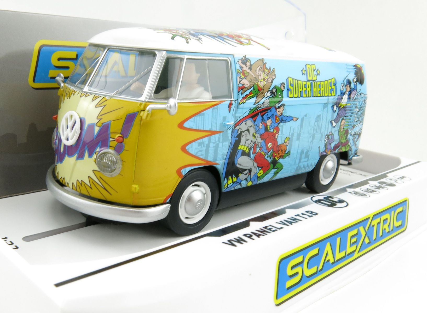 Product Image - Scalextric C3933 VW Volkswagen Panel Van T1B - DC Comics Heros 1:32 Scale