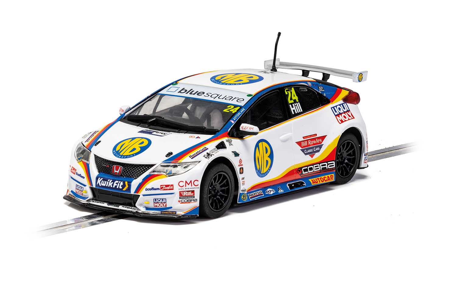 Product Image - Scalextric C4210 Honda Civic Type-R NGTC - Jake Hill 2020 Slot Car 1:32 Scale 