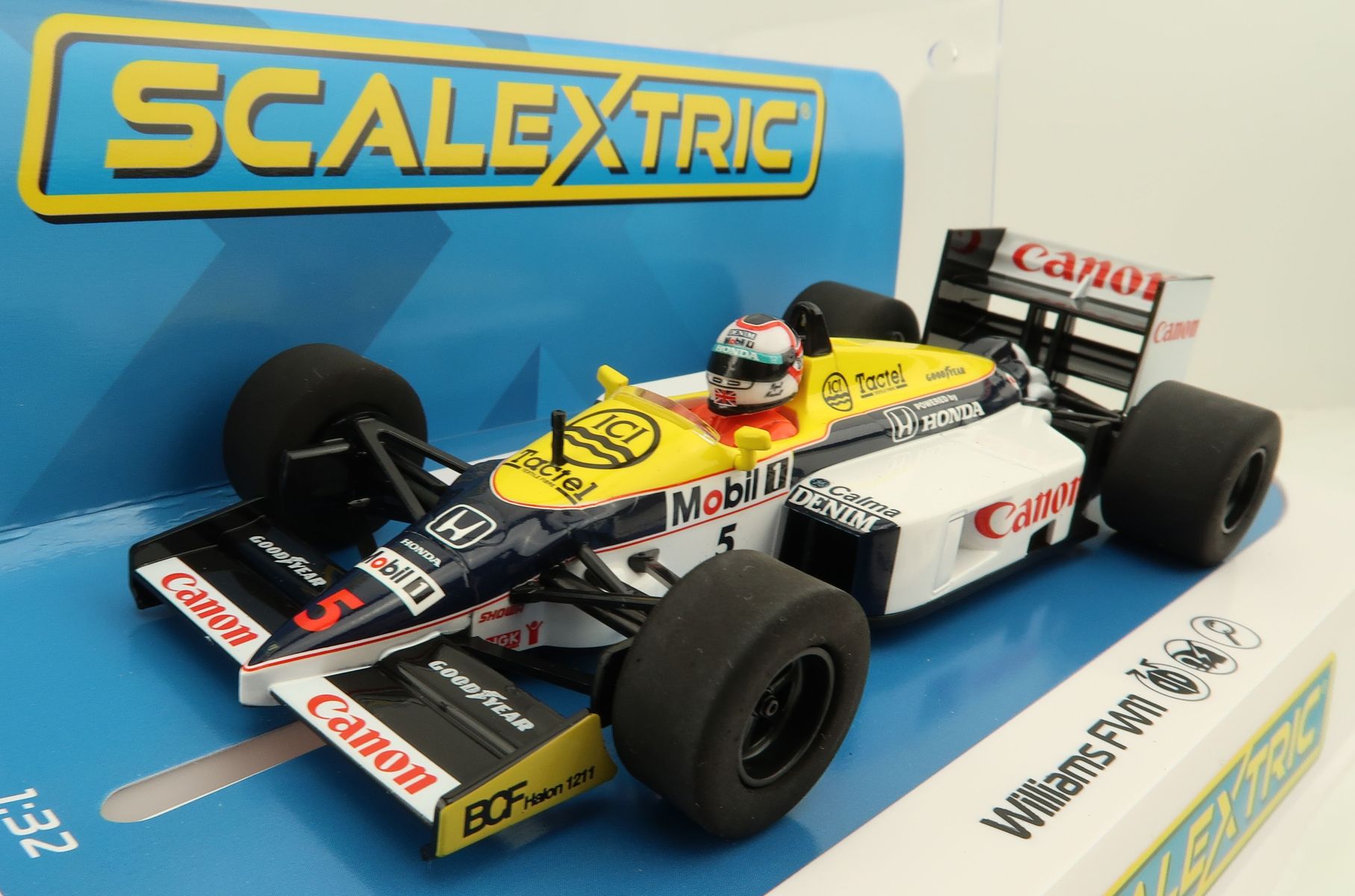 Product Image - Scalextric C4318 Williams FW11 1986 British Grand Prix Nigel Mansell Slot Car 1:32 Scale