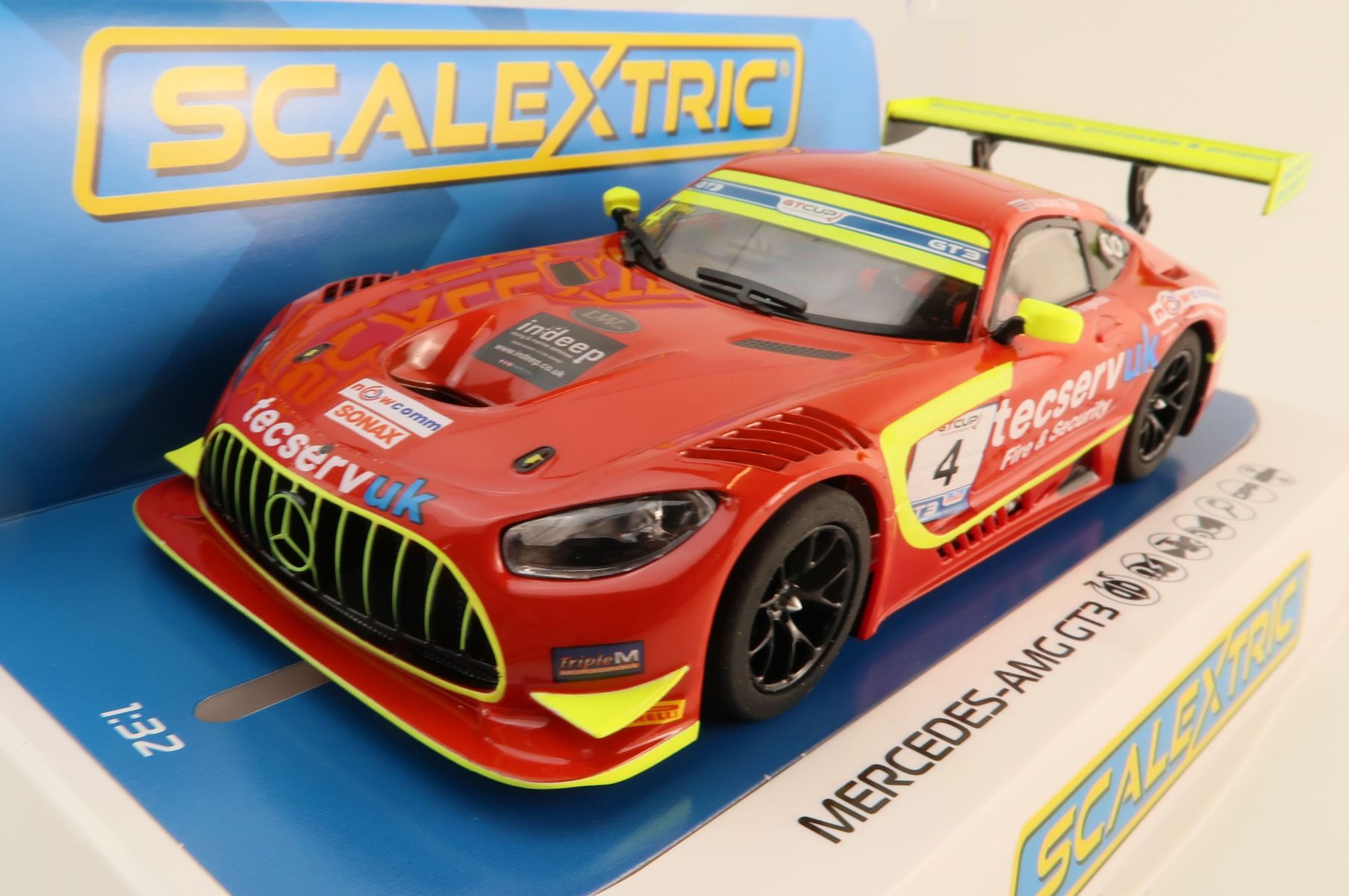 Product Image - Scalextric C4332 Mercedes AMG GT3 GT Cup 2022 Grahame Tilley Slot Car 1:32 Scale