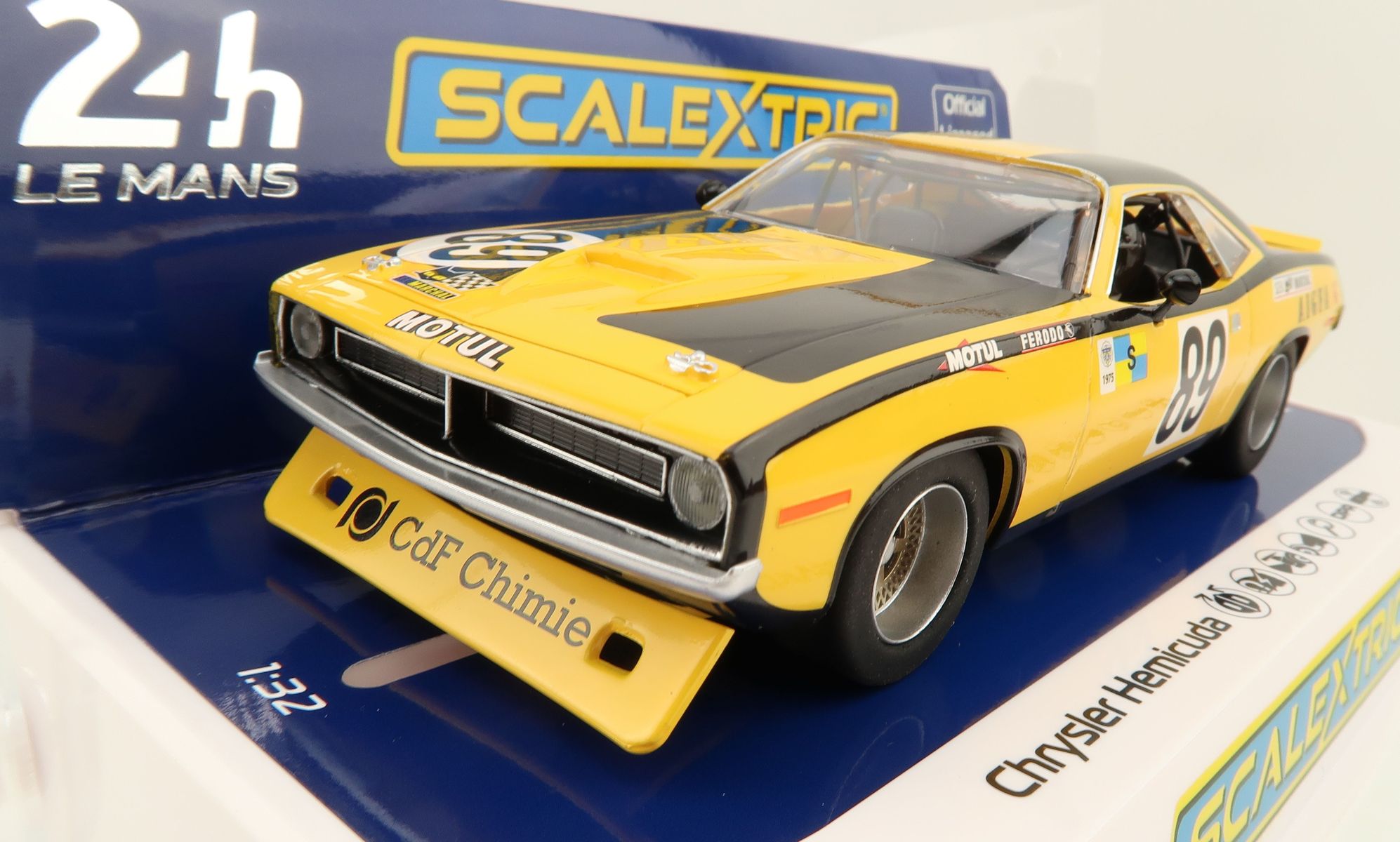 Product Image - Scalextric C4345 Chrysler Hemicuda - LeMans 24 Hours 1975 Slot Car 1:32 Scale
