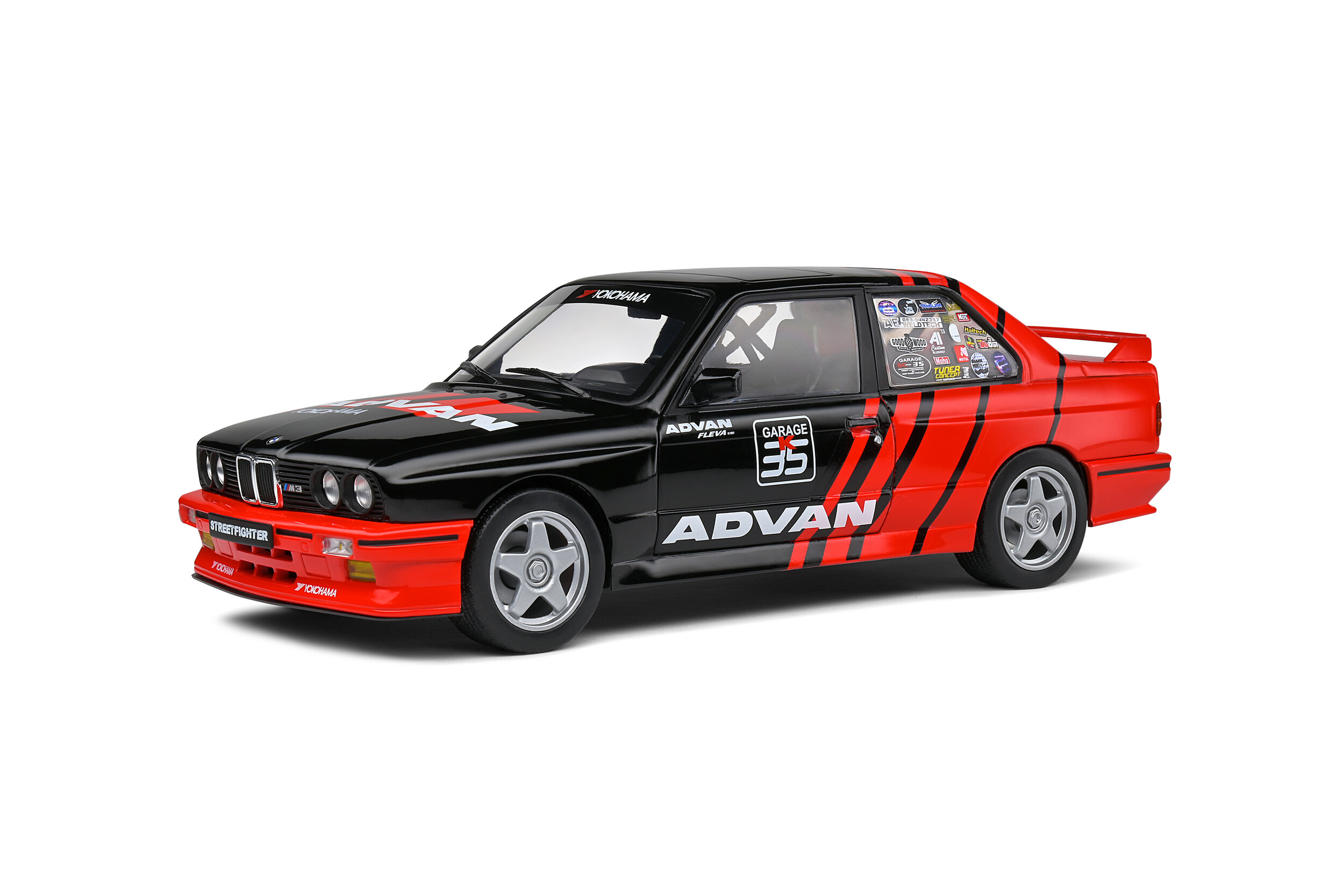 Product Image - Solido S1801521 BMW E30 M3 Advan Drift Team 1990 - Scale 1:18