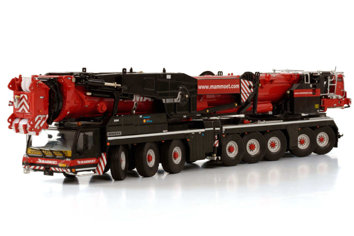 Product Image - WSI 410296 - Liebherr LTM 1650-8.1  8-axle Mobile Crane Mammoet Release 2023 - Scale 1:50